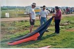 How to fold a big parachute